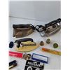 Image 5 : Assorted Thermometers, (3) Clothing Irons, Pipette, Magnifying Glass