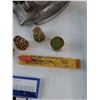 Image 6 : Assorted Thermometers, (3) Clothing Irons, Pipette, Magnifying Glass