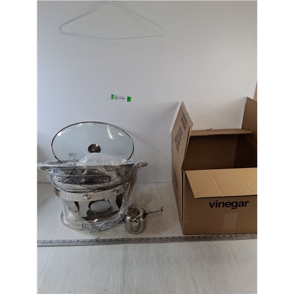 Chafing Dish Buffet Wood Warmer