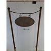 Image 2 : *Small Metal Sign Post with Hanging Sign for Outdoors No Shipping