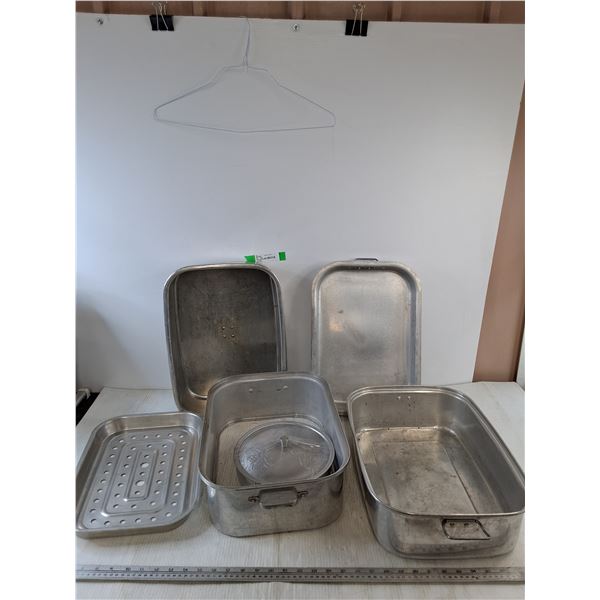 Metal Roasting Pan Set, Pickup Preferred