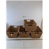 Image 1 : (4) Wicker Baskets