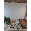 Image 1 : Assorted Fabrics, Sewing Thread, Faux Feathers, Misc