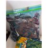 Image 3 : Assorted Fabrics, Sewing Thread, Faux Feathers, Misc