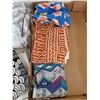 Image 5 : Assorted Fabrics, Sewing Thread, Faux Feathers, Misc