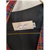 Image 2 : Red Checkered Vest Jean Vous for Men 2XF with Bow Tie