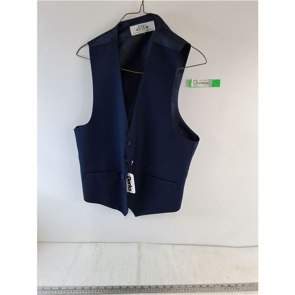 Dark Blue Derks Platinum Collection Vest Size 38R