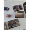 Image 4 : (2) Nascar Tins, (2) Small Display Cars, Halloween Headrest Cover