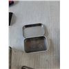 Image 8 : (2) Nascar Tins, (2) Small Display Cars, Halloween Headrest Cover