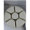 Image 7 : (2) Oval Serving Platters, Tupperware Chip & Dip Plate, Thermal Gravy/Sauce Keeper, Misc