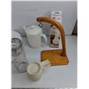 Image 5 : Oval Serving Bowls, Ceramic Tea Pot, Meat Tenderizer, Measuring Scoops, Horse Ornament, Misc