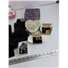 Image 4 : Assorted DVDs, Avon Jewelry, Ceramic Coin Bank, Women's Gloves, Napkin Rings, Misc