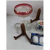 Image 2 : Footed Bowl, Tea Light Holders, Decorative Plate Holdera, Wine Set, Coasters, Misc