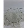 Image 5 : Glass Punch Bowl, Cups & Plastic Ladle
