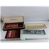 Image 1 : Crown Sheffield 9 Piece Stainless Steel Steak Knife & Carving Set