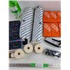 Image 3 : IBM Film Ribbons, Paper Rolls, Dymo Label Gun, Sprayer, BT Bags