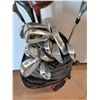 Image 3 : *ProStaff Golf Club Bag & Assorted Golf Clubs - Dunlop, Strata Bloc, Altima III, Misc, PICKUP ONLY