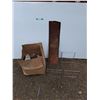 Image 1 : **Large Light Bulbs, File Organizers & Metal Sheet 38" x 9", PICKUP ONLY