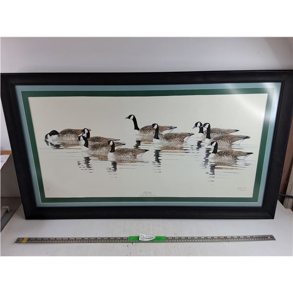 Framed The Armada Print by Melinda Brewer 42" x 24", PICKUP ONLY