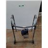 Image 1 : Folding Walker &  Universal Walker Wheels, PICKUP ONLY