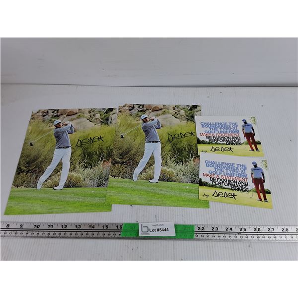 Graham DeLaet Autographed Pictures - CANNOT AUTHENTICATE
