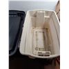 Image 3 : ** Rubbermaid Hinged Plastic Storage Tote (32x20x17"), Pickup Only