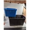 Image 1 : ** (2) Plastic Storage Totes W/ No Lids - (32x18x17") 