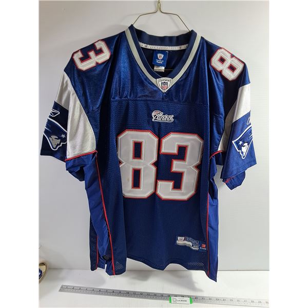 * Reebok NFL New England Patriots Welker Jersey - Size 48