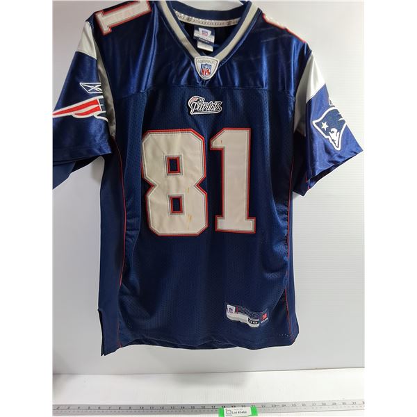 * Reebok NFL New England Patriots Moss Jersey - Size 48