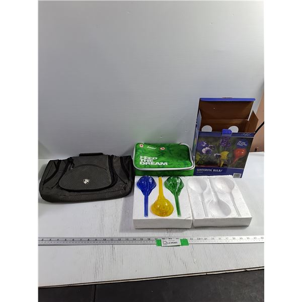 Heys Toiletry Bag, Sobeys Lunch Kit, Watering Bulbs 3 Pack