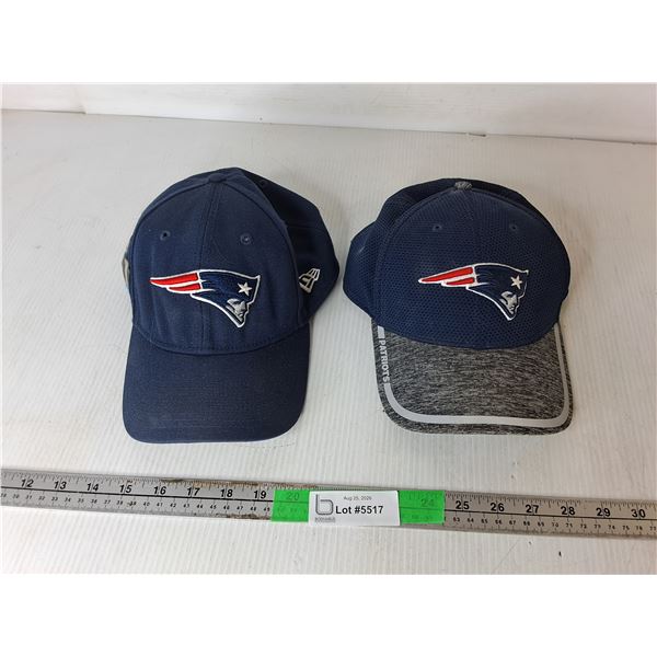 (2) New England Patriots Hats