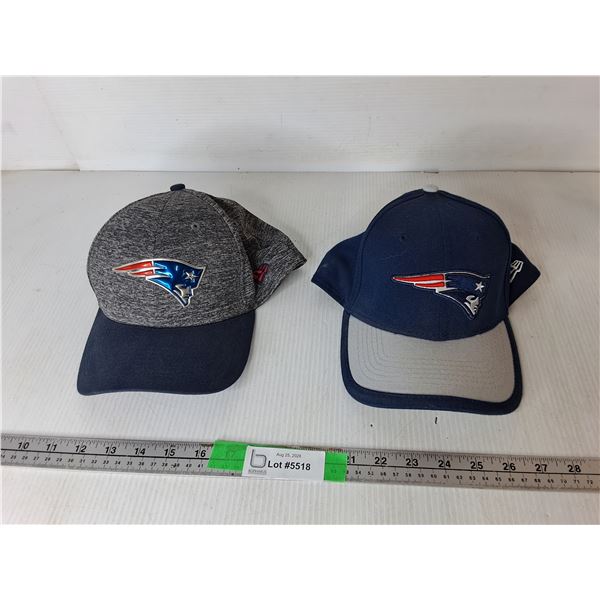 (2) New England Patriots Hats