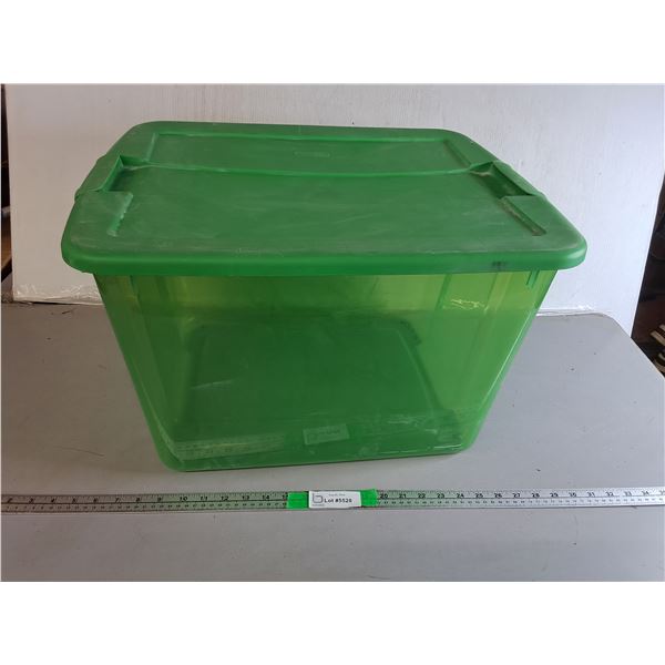 Clear Plastic Storage Tote- Can't Ship