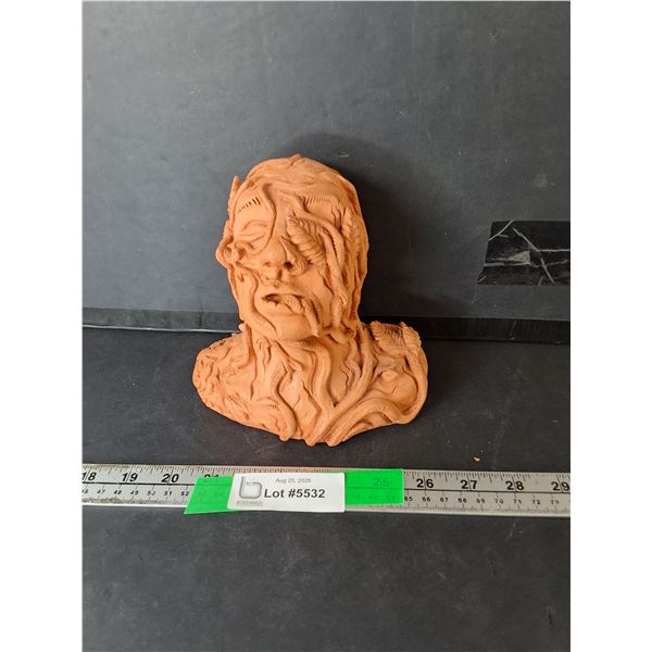 Terracotta Monster Sculpture 6"