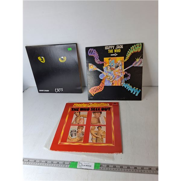 (3) Records- Cats & The Who