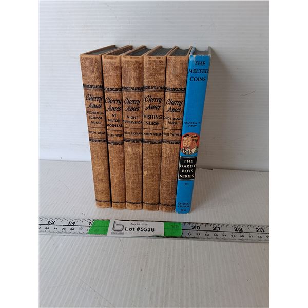 (5) Cherry Ames & Hardy Boys Novels