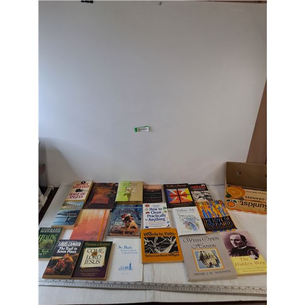 Assorted Books, Hidden Way, Words In Pain, Follow Me, Truth To Power, Aging