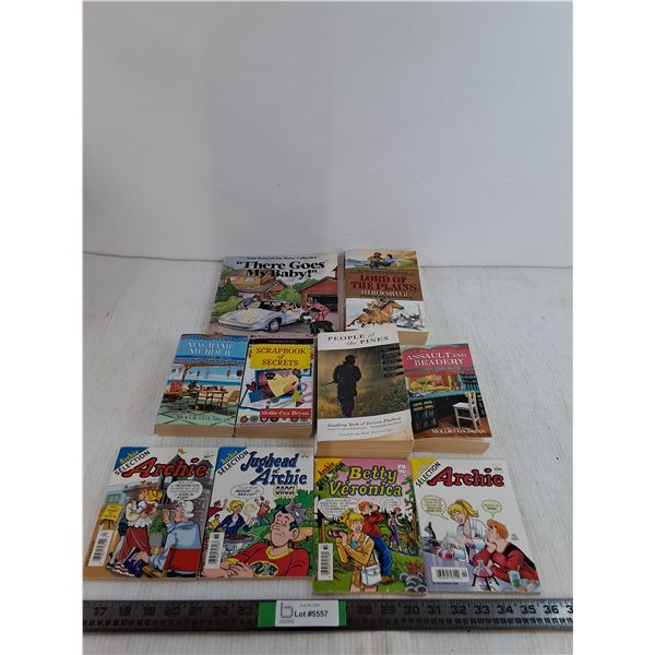 Various Books, (4) Archie Comics, There Goes Baby, People of the Pines