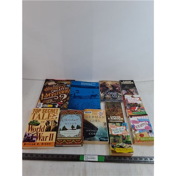 Assorted Books, Death of An Irish Diva, Son of a Wanted Man, Scrapped