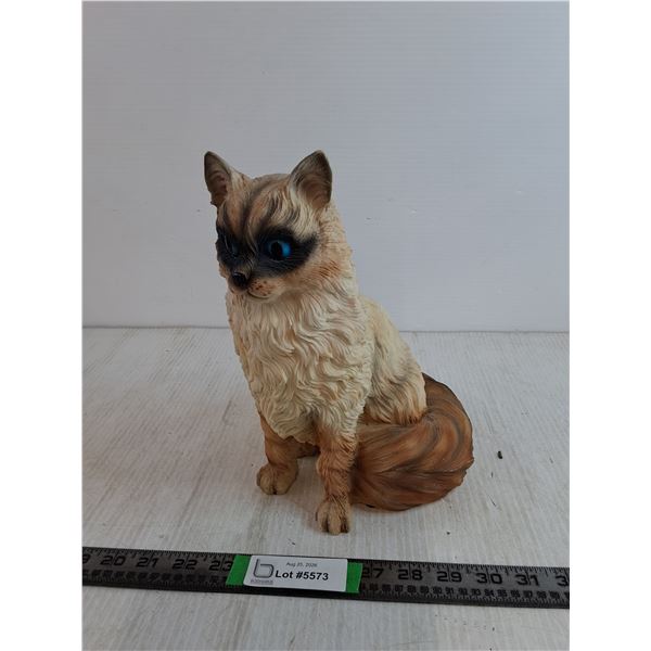 Cat Figurine 10"x8"