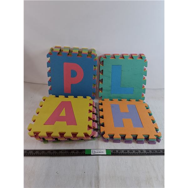 Alphabet Puzzle Foam Tiles 11.5"x11.5"