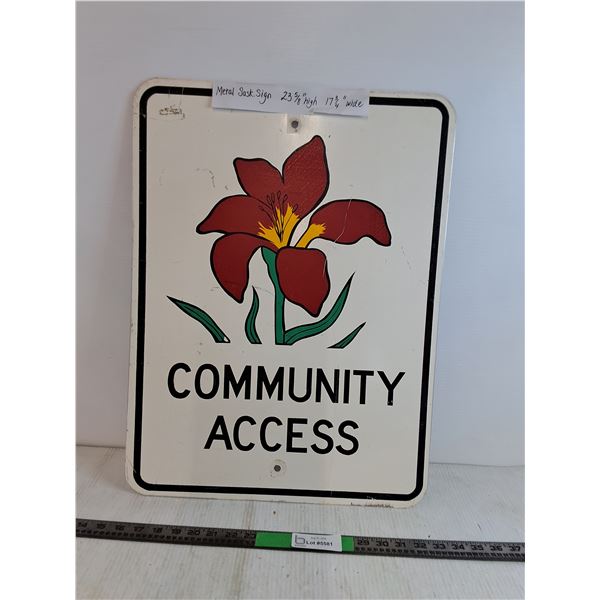 Saskatchewan Metal Sign
