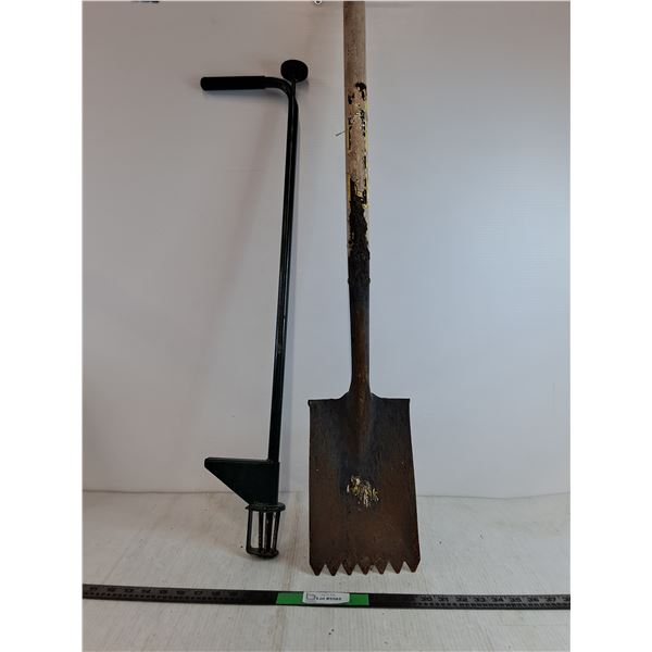 Garden Spade and Stand Up Weeder, Pickup Only
