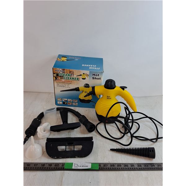 Hot Shot Steam Cleaner Powers On