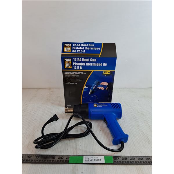 Power Fist Heat Gun Powers On