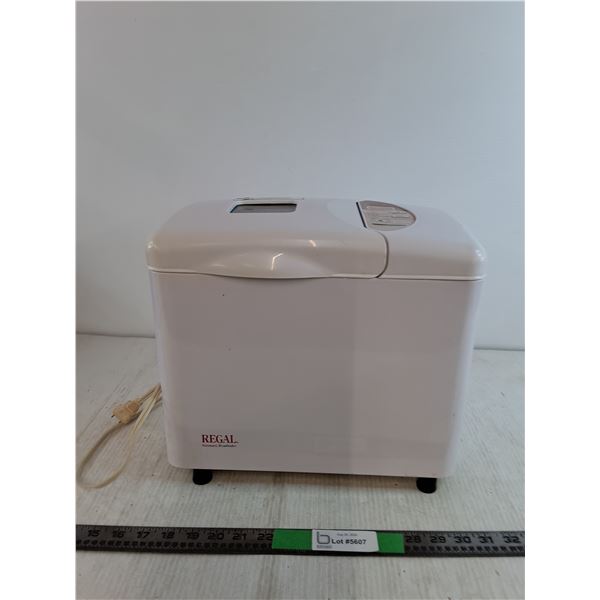 Regal Automatic Bread Maker Powers On