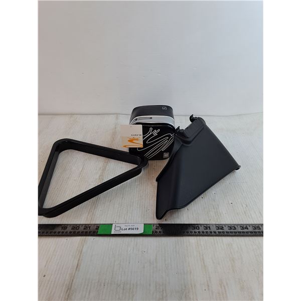 Billiard Rack, Color Cube Head Cover, Discharge Chute