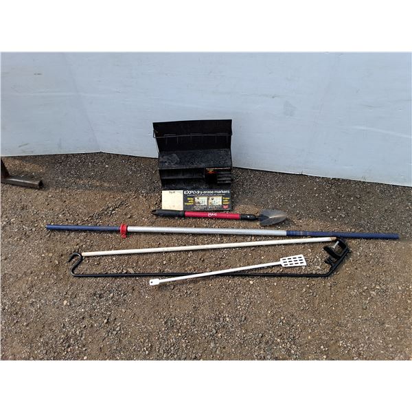 **Hardware Organizer, Garden Shovel, Broom Stick, Misc, PICKUP ONLY
