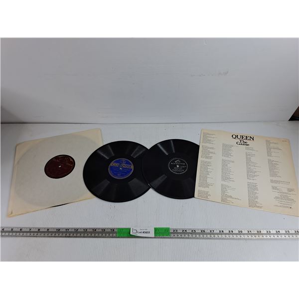 Assorted Vinyl Records - Arthur Fields, Lucia Sextette, Hard Luck At Home, Queen The Game Cover