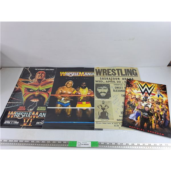 Wrestlemania Posters & Magazine